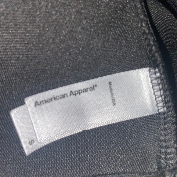 Black American Apparel Mini Circle/Skater Skirt - Picture 4 of 5